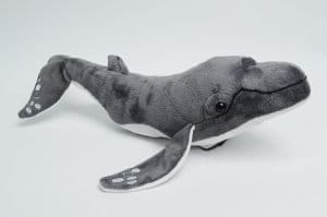 Humpback Whale Plush with 2 Anatomically Correct Blowholes