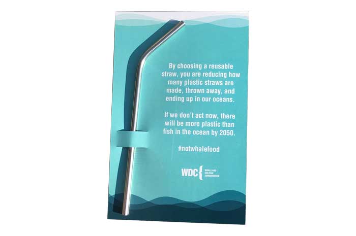 Eco-friendly Reusable Straw, Shop To Save Whales & Dolphins