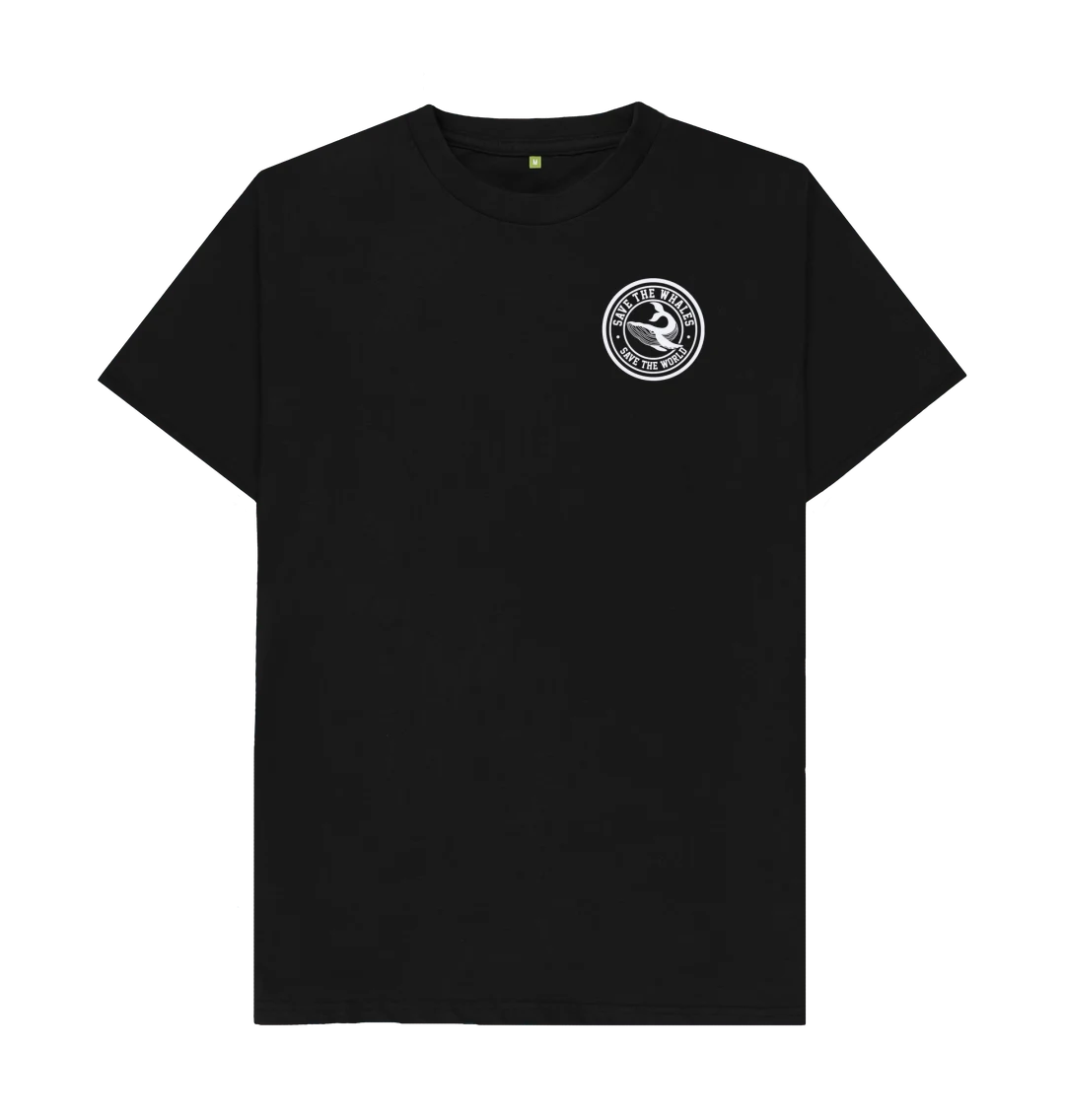 Whale T-shirt black & white
