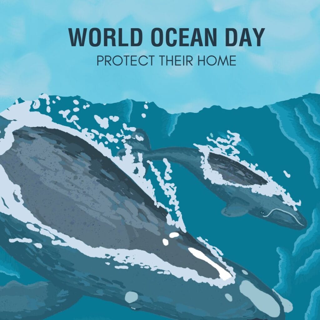 world oceans day poster