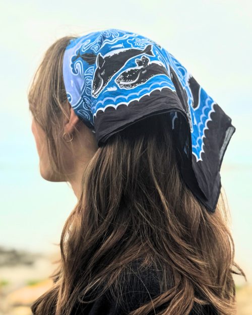 Right whale bandana side view